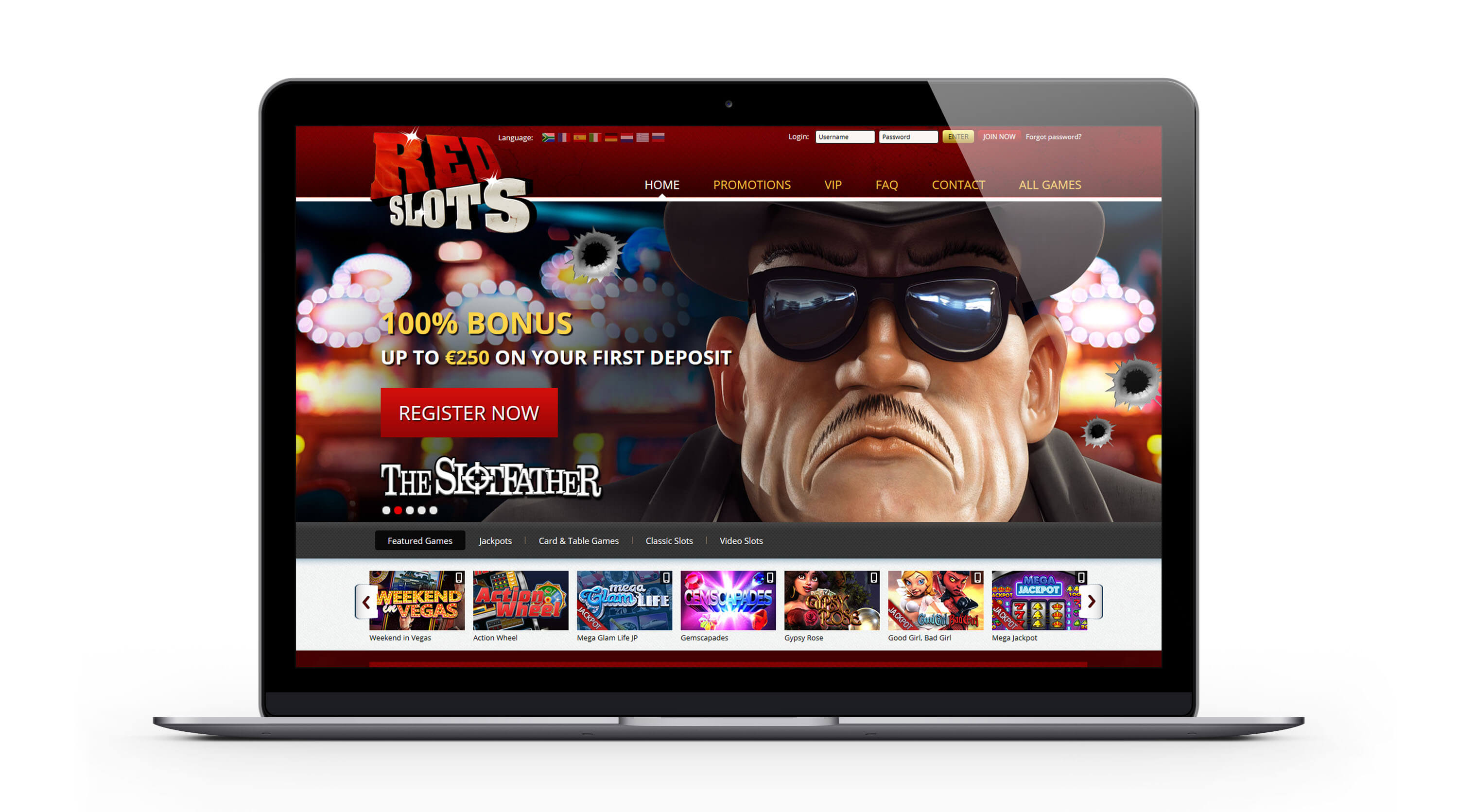 Red Slots casino : 250€ Bonus Bienvenue