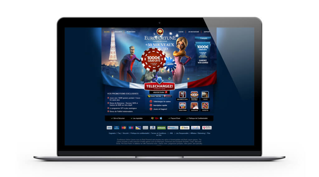 Eurofortune casino français : 1000€ Bonus Bienvenue Eurofortune casino français : 1000€ Bonus Bienvenue