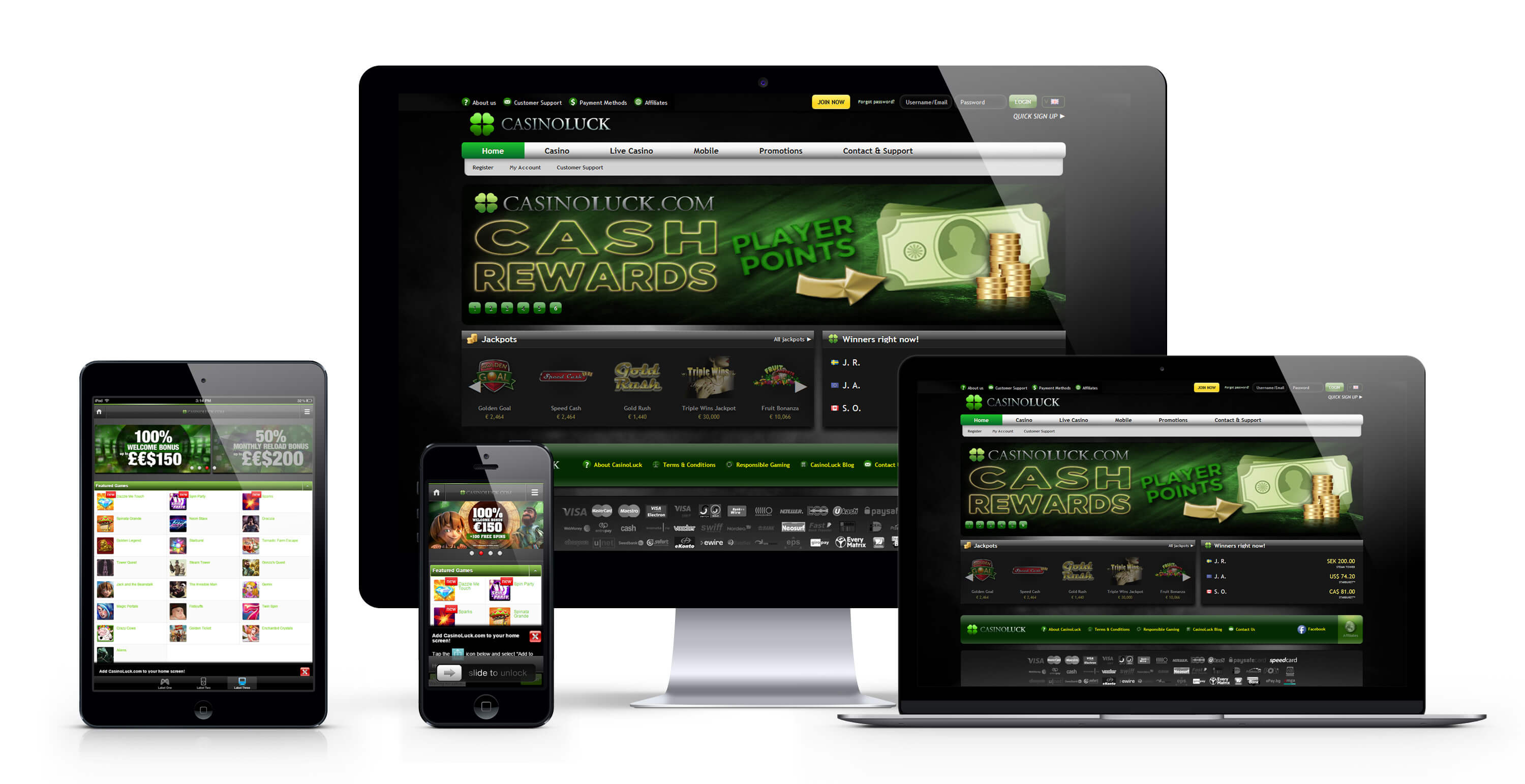 Casino Luck : jouez sur le casino en ligne qui vous apporte la chance!