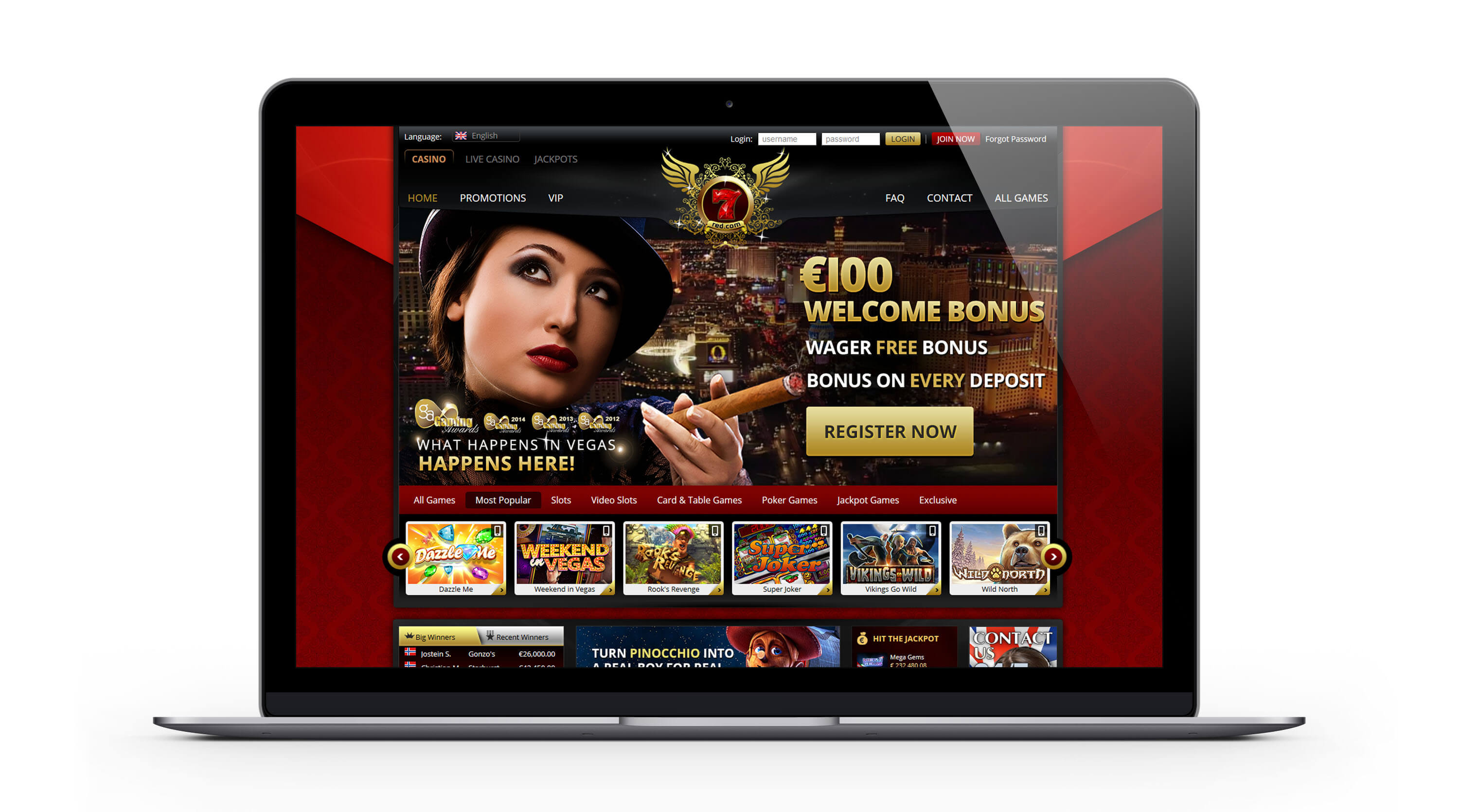 7Red.com casino : un casino exceptionnel pour la France