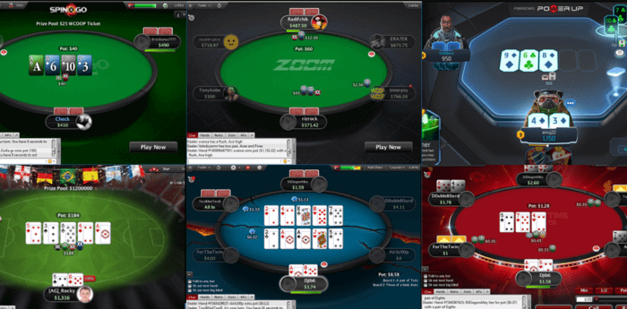 Variantes de Poker en ligne